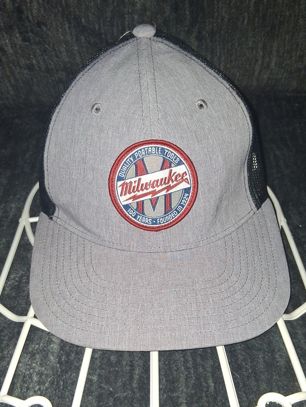 Milwaukee Men's Gray Logo Trucker Hat